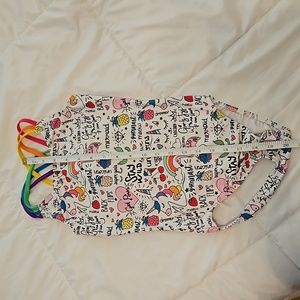 Girls gymnastics leo 💛💚 size CM